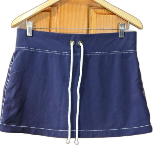 J. Crew Blue and White A-Line Mini Skirt XS - Picture 1 of 10